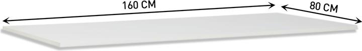 Image du produit Contini Plateau de bureau réglable en hauteur (160 x 80 cm)