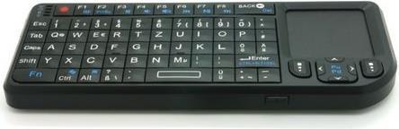 Sertronics Mini Wireless Keyboard with Touchpad&Lighting