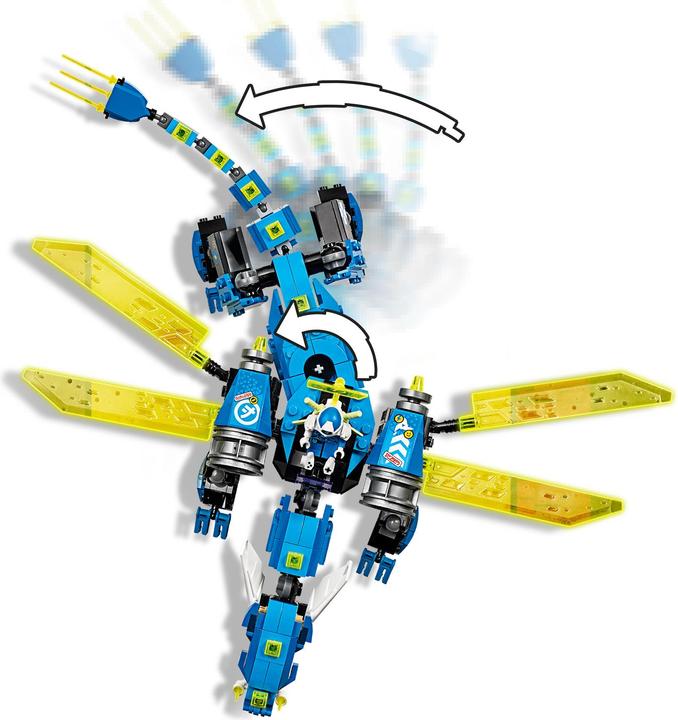 Produktbild LEGO Jays Cyber-Drache (71711, LEGO Ninjago)