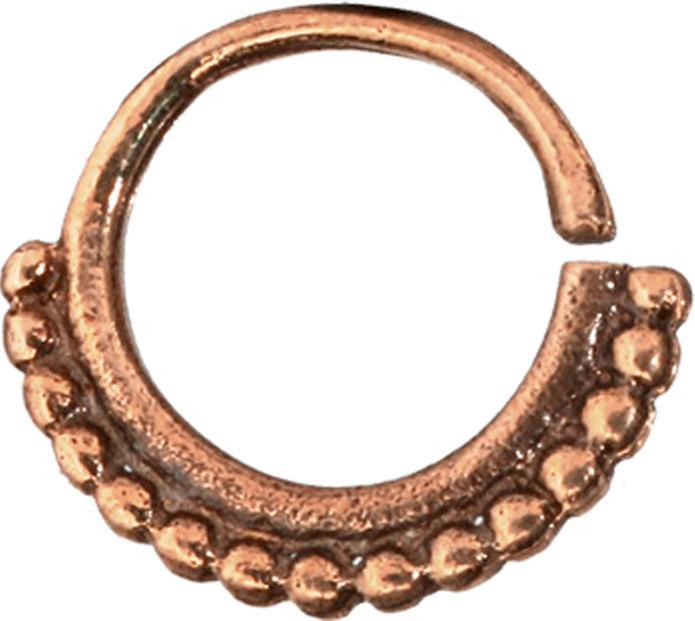 Immagine prodotto Star Piercing Micro Piercing Ring rosegold Rand mit Kugeln (Bronzo, senza ottone)