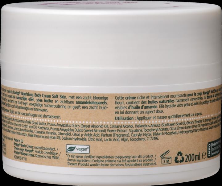 Produktbild Kneipp Nourishing Body Cream Soft Skin mit Mandelölperlen (Körpercreme, 200 ml)