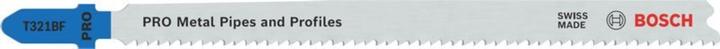 Bosch Professional Zubehör PRO Metal Pipes and Profiles T321BF Stichsägeblatt, 132 mm, 5-tlg.
