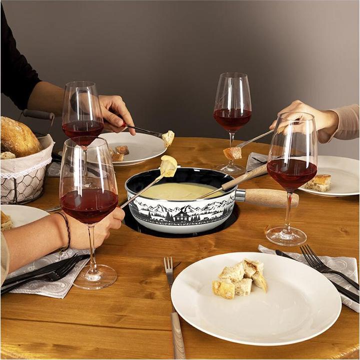 Produktbild Bodega Stehtisch Barfass und Fonduerechaud "Alpage"