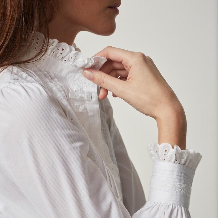 Image du produit La Redoute Collections Blouse Signature de style victorien (42)