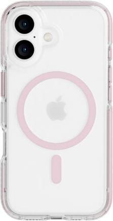 Evo Tech21 - Crystal - Cover - iPhone 16 - MagSafe - Pink (Apple iPhone 16)