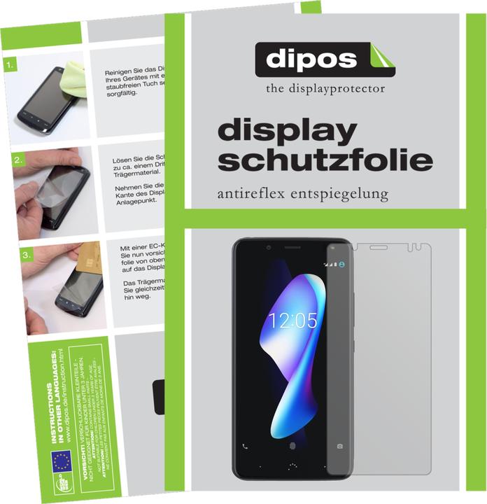 Image du produit Dipos Film de Protection d’écran Anti-reflet (2 pièce(s), BQ Aquaris V Plus)