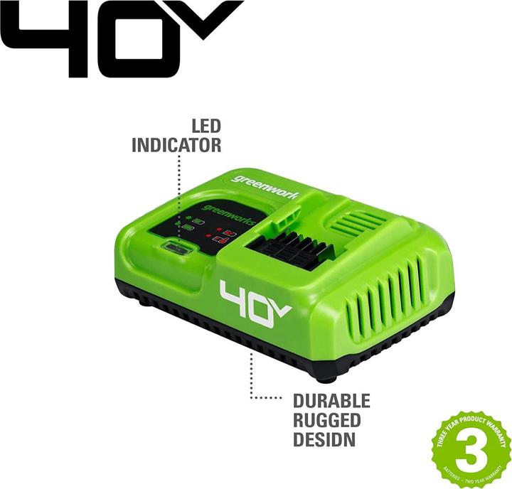 Actual product image Greenworks 40V Charger 5A G40UC5 - 2945107 (5 A)