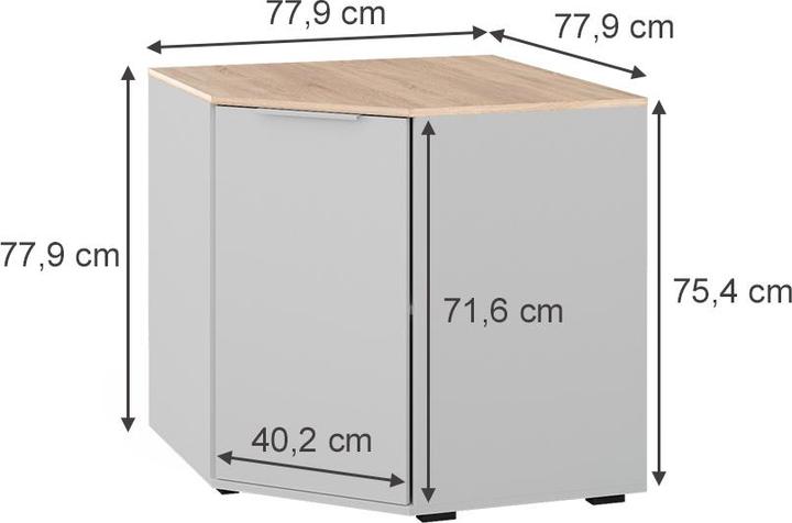 Actual product image Vicco Betti (78 x 78 x 78 cm)