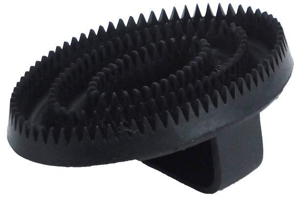 Produktbild Colly Gummibürste oval, 13 x 8 cm, schwarz (Hund)