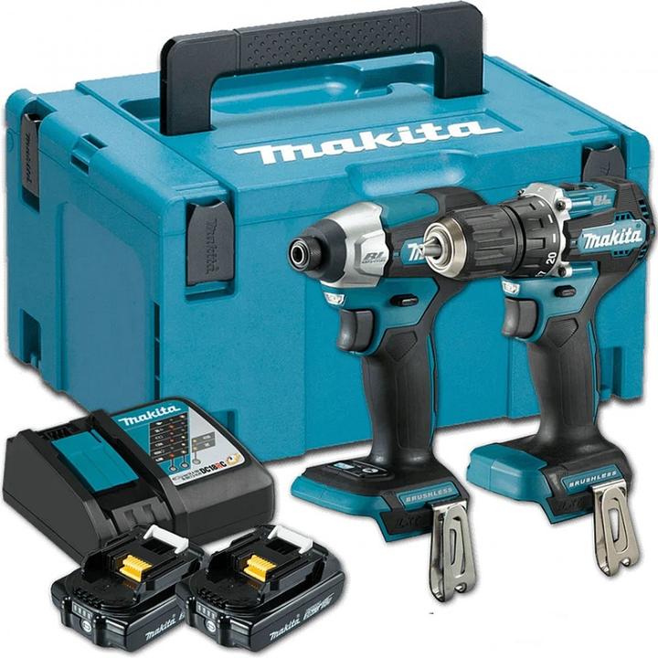 Produktbild Makita Kombiset Li-Ion 18V LXT DDF487+DTD157 2*2.0Ah