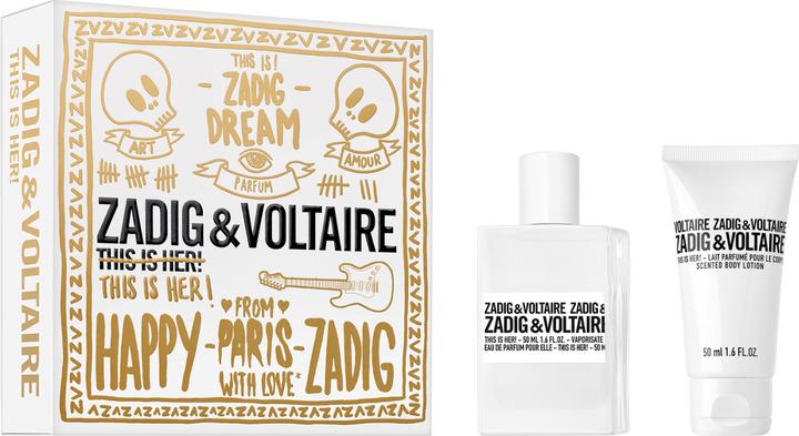Actual product image Zadig & Voltaire This is Her! Christmas 2023 Eau de Parfum 50 / Body Lotion (Eau de parfum, 100 ml)