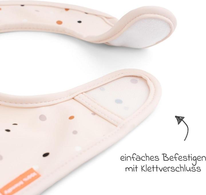 Produktbild Done by Deer Lätzchen mit Klettverschluss 2er Pack Ozzo Rosa