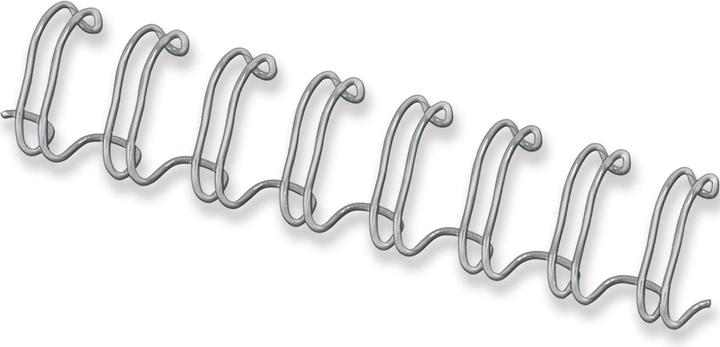Actual product image Fellowes Wire comb 12mm, 34 loops, silver, 100 pcs