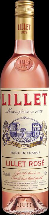 Actual product image Lillet Gift set Rosé 0.75 l with glass (18 years, 17 %, France, 1 x 75 cl, Vermouth)