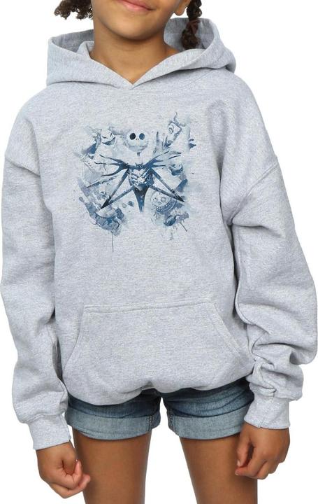 Image du produit Disney - Sweat à capuche NIGHTMARE BEFORE CHRISTMAS PAINT SPRAY CARERS - Fille (128)