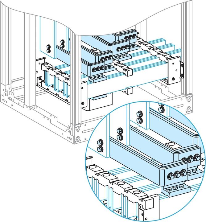 Produktbild Schneider Electric Verb. Hor. Vert. Sammelsch. 4P/>1200A 88015