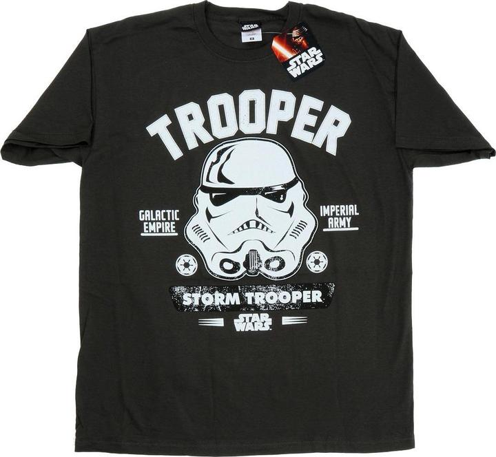 Actual product image Star Wars Mens Stormtrooper Collegiate T-Shirt (XXL)