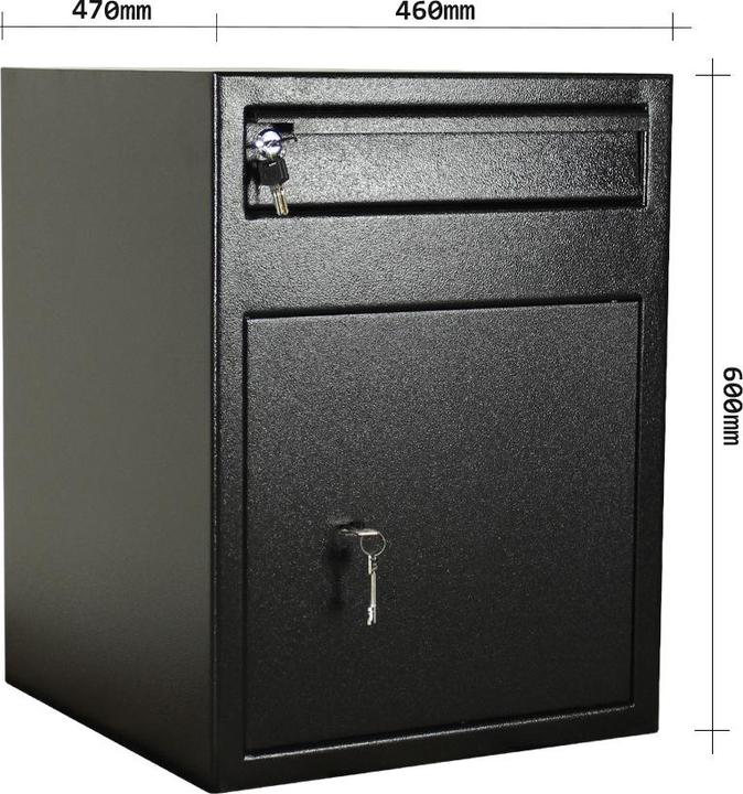 Produktbild Rottner Einwurftresor Cashmatic 2 Doppelbartschloss (70 l)