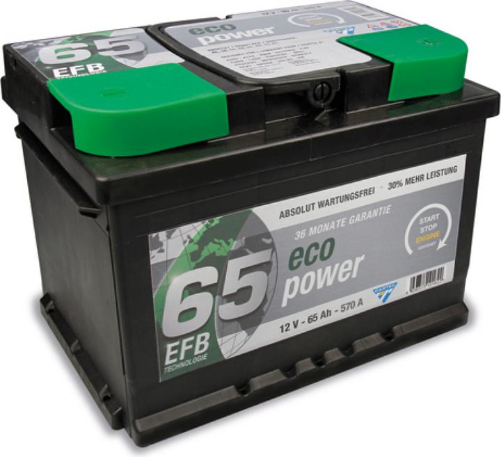 Cartec Eco Power 65 (12 V, 65 Ah, 630 A)
