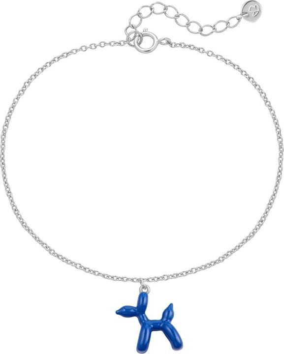 Glanzstücke München Damen Armband Ballon-Hund - 36230 (17 cm, Sterling Silber)