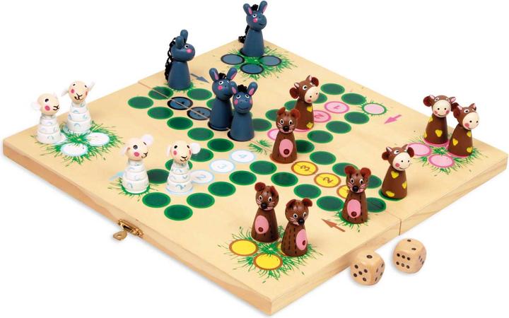 Immagine prodotto small foot Animali della fattoria Ludo (Tedesco, Inglese, Francese, Italiano)