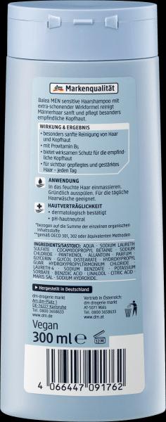 Produktbild dm Balea MEN Shampoo Sensitive (300 ml, Flüssiges Shampoo)