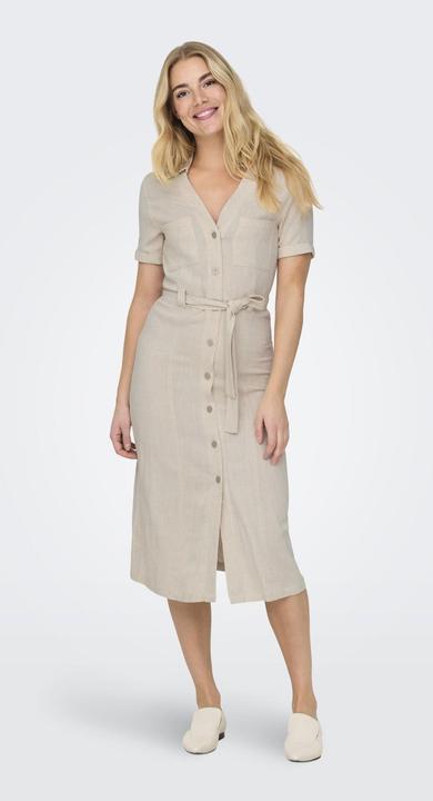 Produktbild Only Onlsiesta Ss Lin Bl Shirt Dress Pnt Noos (L)