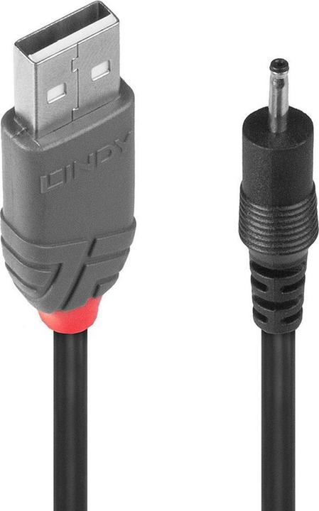 Lindy Adapterkabel USB A 2,5/0, DC-Hohlstecker (1.50 m)