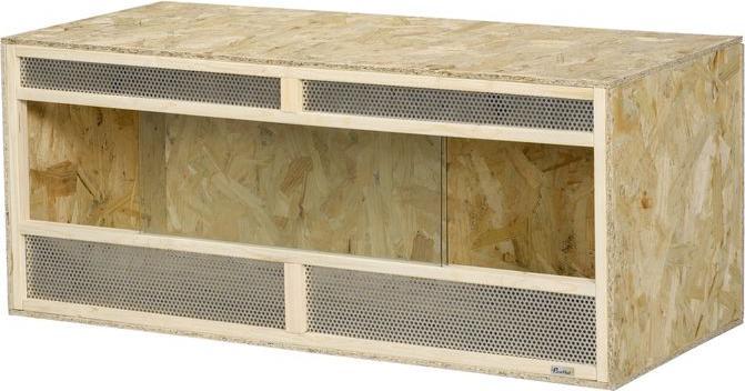 Produktbild Swisshandel24 Terrarium für Reptilien/Amphibien, Glasschiebetüren, Lüftungsgitter, 120x50x50cm