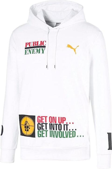 Public Enemy Erwachsene Fight The Power Back Print Hoodie (XL)