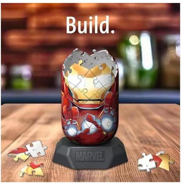 Produktbild Ravensburger Hylkies: Die neue Sammelfigurenreihe zum selbst zusammenbauen. Figur #08 - Iron Man - (54 Teile)