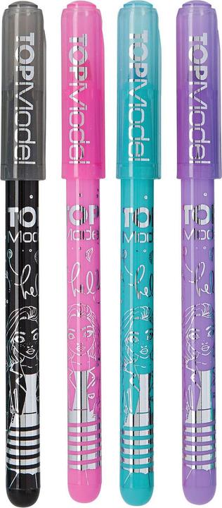 Image du produit Depesche Handlettering Set Top Model 4 crayons (Noir, Violet, Pink, Turquoise, 4 x)
