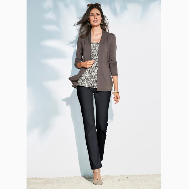 Actual product image Anne Weyburn Straight leggings (50)