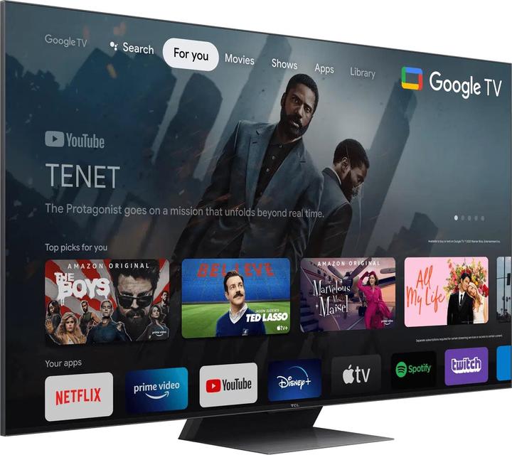 Image du produit TCL MQLED87 55" 4K QLED Mini-LED TV (55", QLED, 4K)