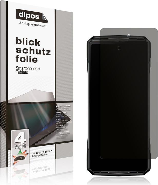 Actual product image Dipos Privacy Screen Protector 4-Way Privacy-Filter (1 Piece, Doogee N40 Pro)