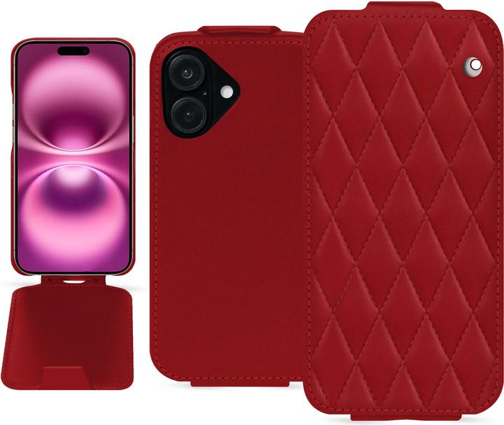 Actual product image Noreve Vertical leather shell (Apple iPhone 16 Plus)