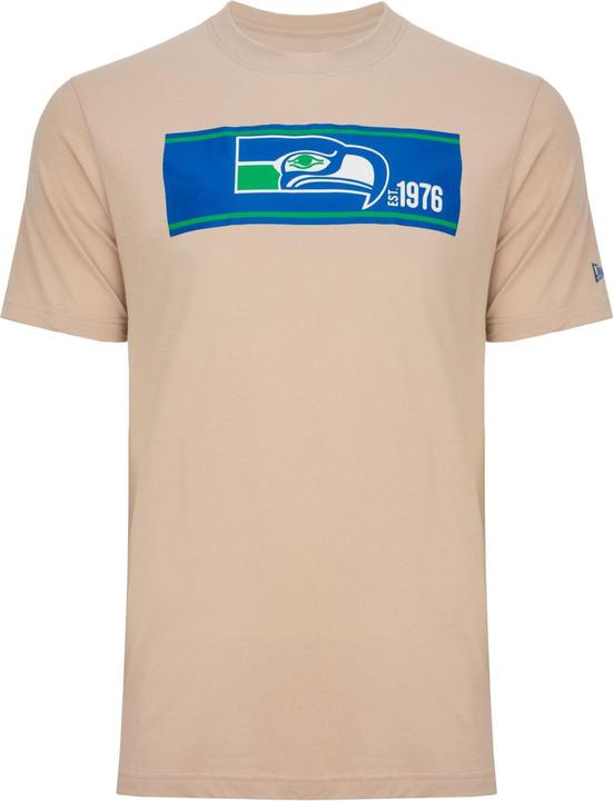 New Era Shirt - NFL SIDELINE Seattle Seahawks stone - L (L)