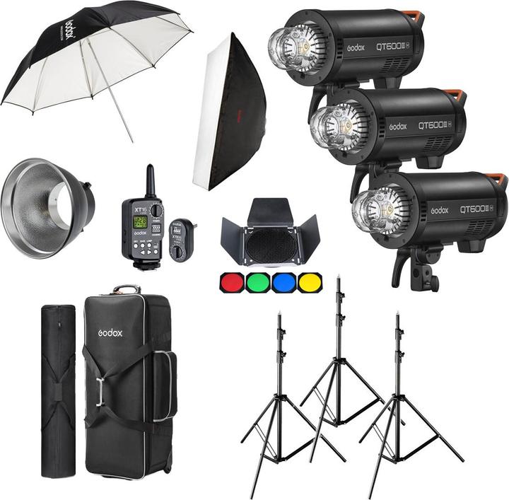 Godox QT600IIIM D Trio Studio Kit (Stel)