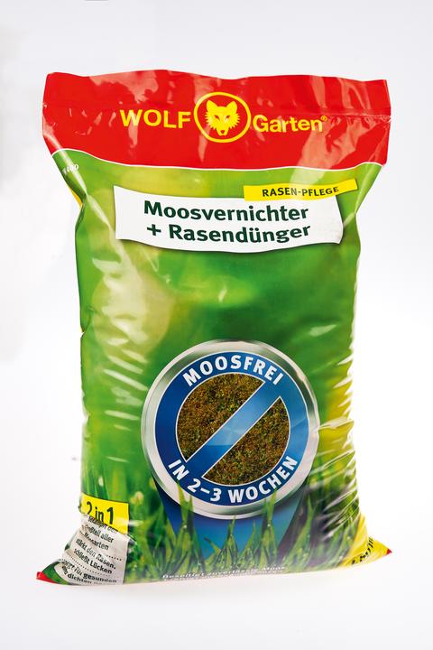 Produktbild Wolf-Garten Moosvernichter und Rasendünger 14 kg 400 m² (14 kg)