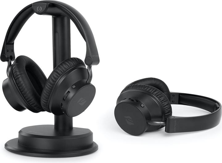 Muse Cuffie cablate | Confezione 2 Cuffie TV wireless | M-288 CTV | Over-ear | Bluetooth | Nero (Cablato)