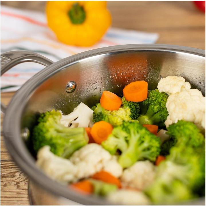 Actual product image Kuhn Rikon Steamer insert with handle Ø 18cm (18 cm, Metal)