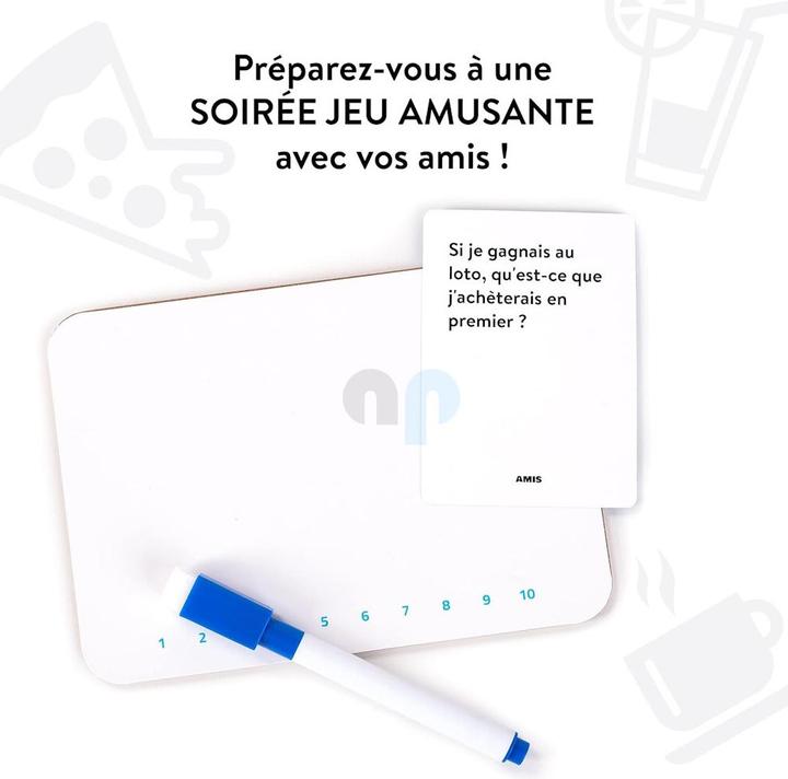 Immagine prodotto The World Game Qui sait mieux qui - Amis (Francese)