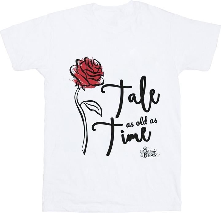 Image du produit Disney - T-shirt TALE AS OLD AS TIME ROSE - Femme (M)