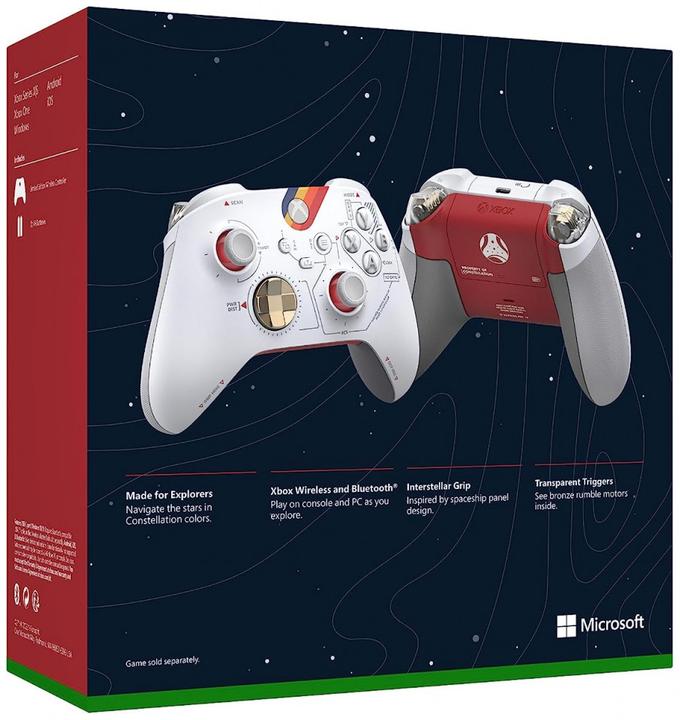 Actual product image Microsoft Xbox Wireless Controller - Starfield (Special Edition) (Xbox One S, Xbox Series S, PC, Xbox Series X, Xbox One X)
