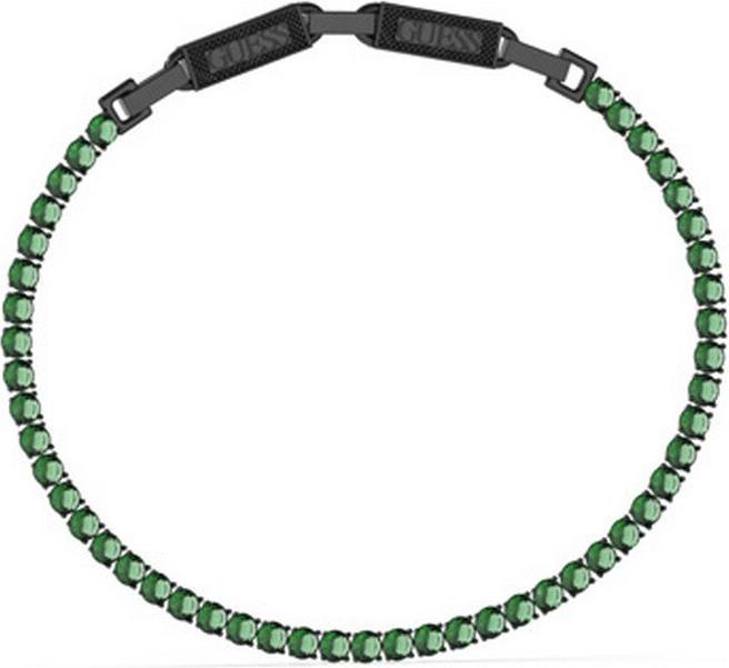 Actual product image Guess Men Ìs steel bracelet with zircons Eternity JUMB03237JWBKGNT/U
