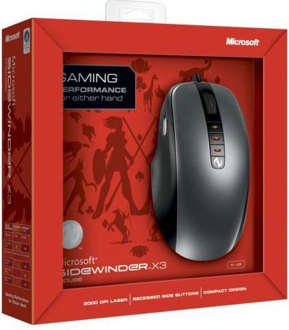 Produktbild Microsoft SideWinder X3 Gaming Mouse (Kabelgebunden)