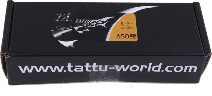 Image du produit Tattu Accu RC LiPo 650 mAh 7.4 V 75C (7.40 V, 650 mAh)
