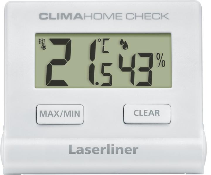 Produktbild Laserliner Thermo-/Hygrometer ClimaCheck, Detailfarbe: Weiss, Typ