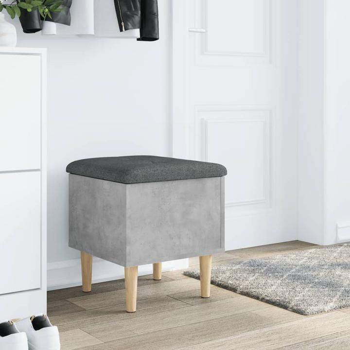 Immagine prodotto VidaXL Panca con contenitore in cemento grigio 42x42x46 cm (42 cm)
