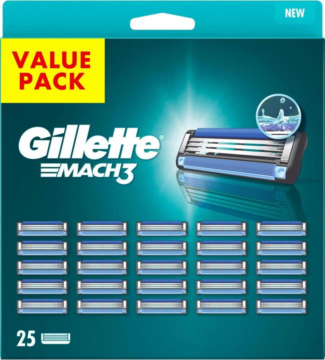 Actual product image Gillette Mach3 (25 x)